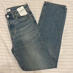 NWT Madewell The Longline Straight Jeans